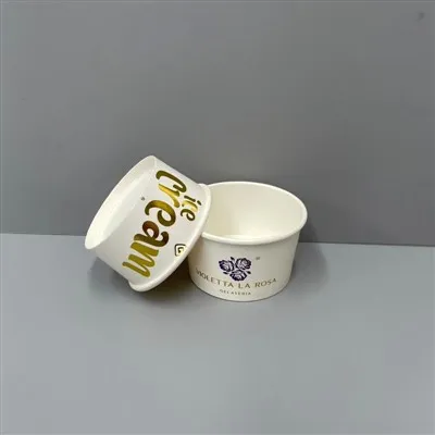 Cangkir Kertas Es Krim Kompos 130ml