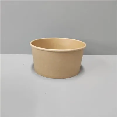 Kraft Mangkuk Kertas Bulat 750ml